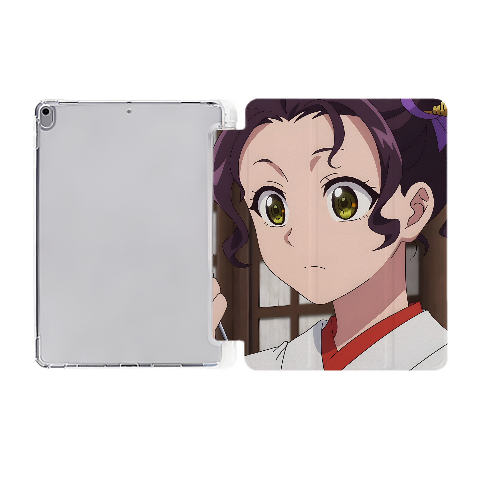 （画像用） 薬屋のひとりごと The Apothecary Diaries IPad ケース ペン収納付き 三つ折りスタンド PUレザー×シリコン 対応機種9.5/10.5/10.9インチ